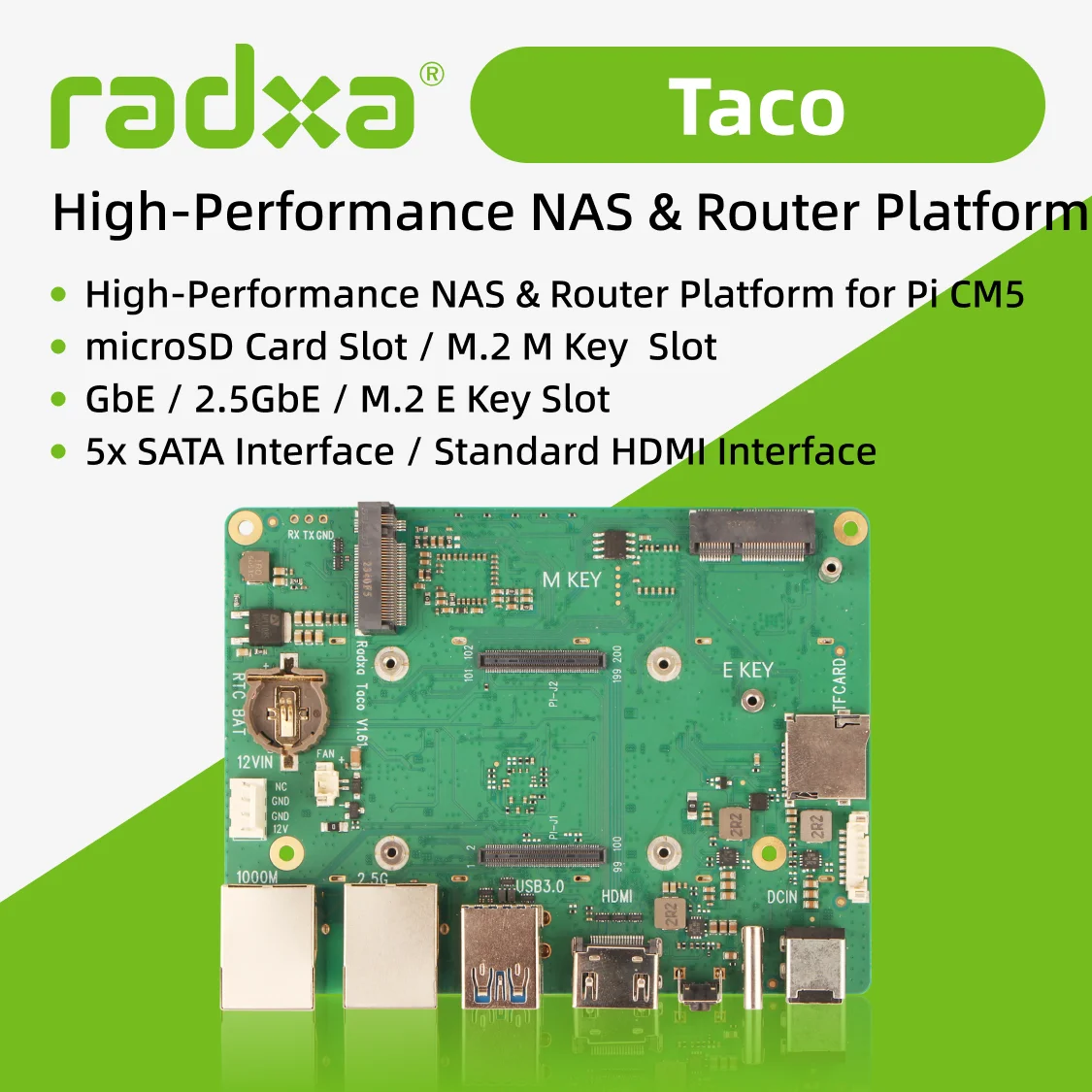 Radex Taco NAS Platform CM5