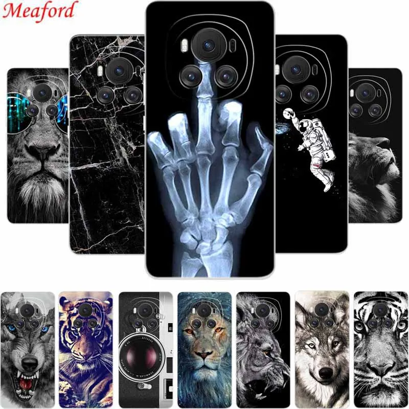 Fashionable Clear Animal Design Silicone Phone Case - Soft TPU Back Cover