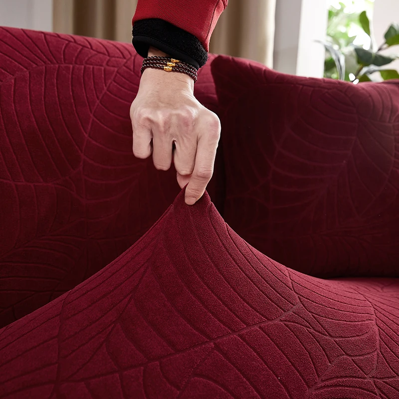 Sofa Cover 1PC Elastic Jacquard for 1/2/3/4 Seater L-shaped Corner Sofa Living Room