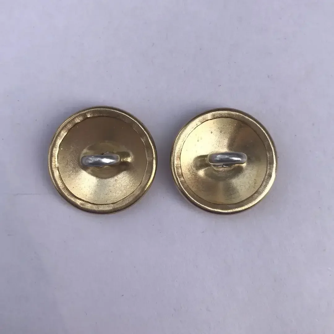 12 PCS SET WWI WW1 IMPERIAL GERMAN PRUSSIAN CROWN OFFICER UNIFORM BUTTON GOLD 21MM