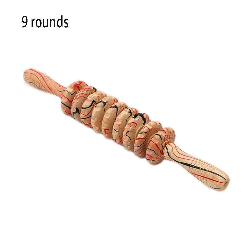 meridian rod body massage roller pounded his waist back massage neck leg wooden massager Full-body massage stick