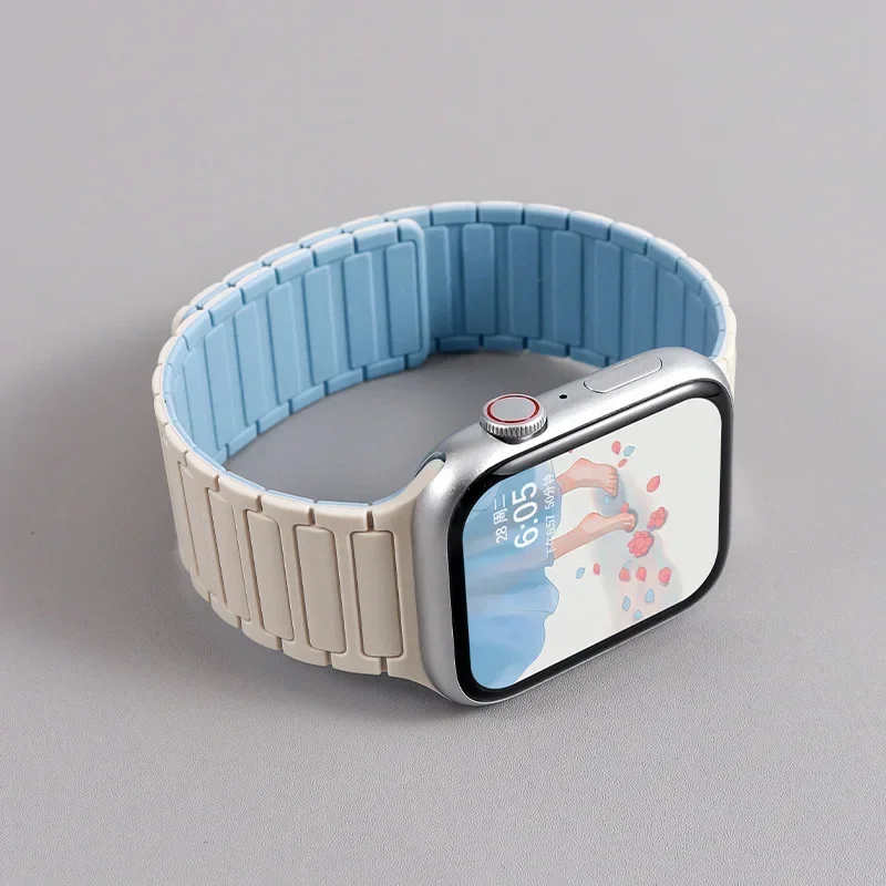 Premium Sports Silicone Magnetic Watch Strap Bracelet
