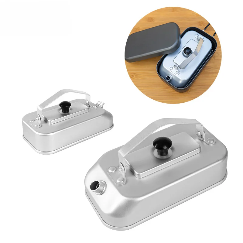 OutdoorMiniKettle300MLUltralightAluminumSealedWaterBoxCamping