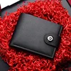 Men`s Wallet Soft Leather Buckle Short Wallet Credit Card Holder Coin Purse For Man Money Clip Small Bag 1