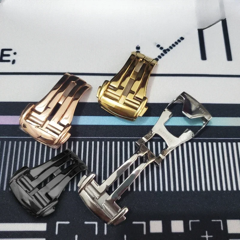 Per Omega Butterfly Flying Super Master Watch Strap Solid Fibbia Pieghevole In Acciaio Inossidabile Sostituisci Gli Accessori Originali