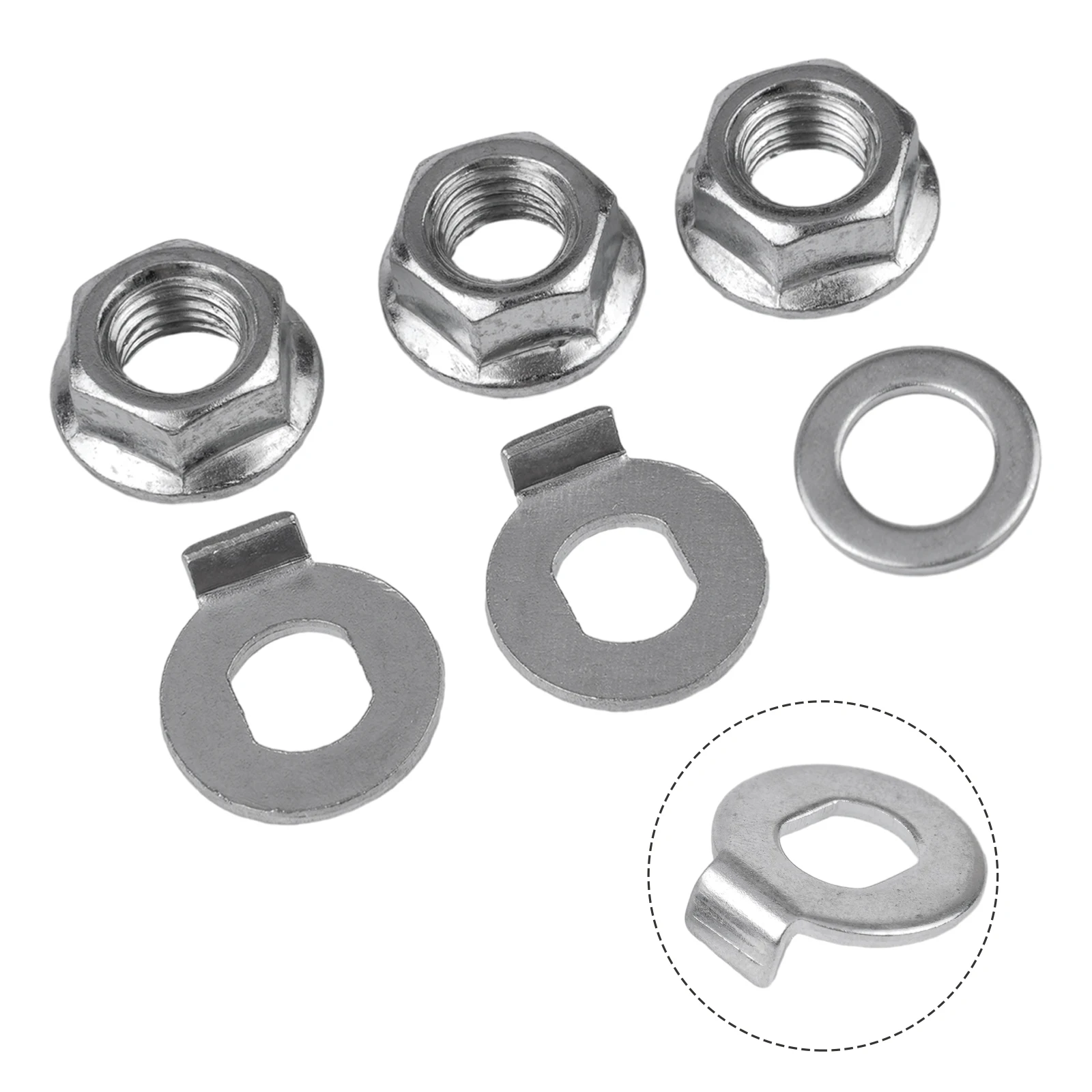 

Ebike Nut 1 Set Nuts 12mm (M 12) Easy To Install Easy To Use For 250W-1000W Motors For Bicycle Replacement For E-bike Brand New