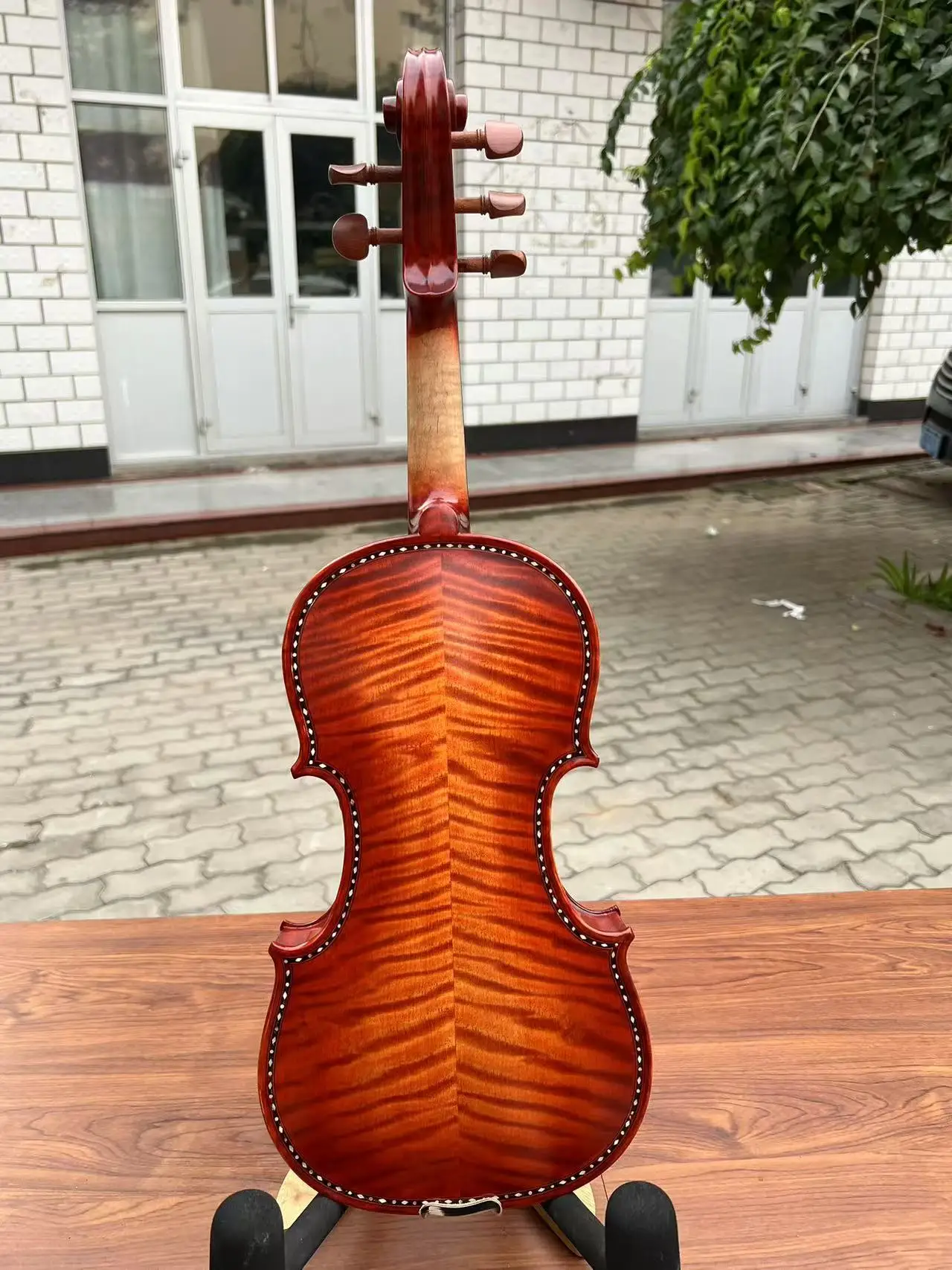 SONG 5 String Mastr Viola 15".Spurce top,Flamed Maple Back, inlay shell