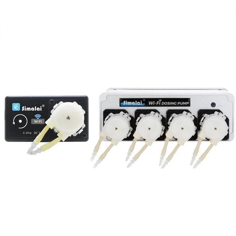 

SiMaLai аквариумный титрационный насос с одной головкой, 4 головки, стандартное управление Wi-Fi, добавление магниевого элемента кальция KH