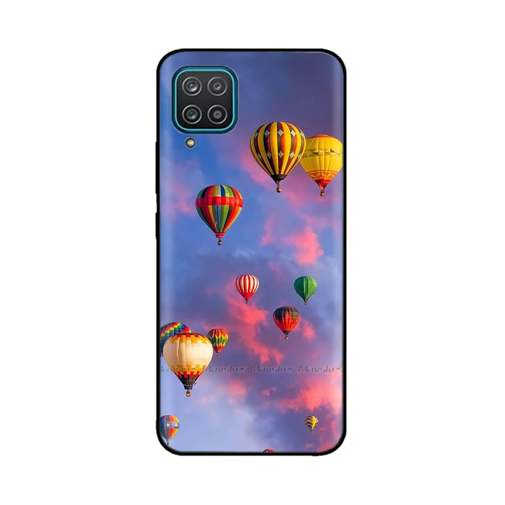 thumbnail image 1 of For Samsung Galaxy A12 M12 F12 Case 2021 Flower Painted Silicone Protect Cover For SamsungA12 A 12 M 12 SM-M127F Fundas Bumper, 1 of 5