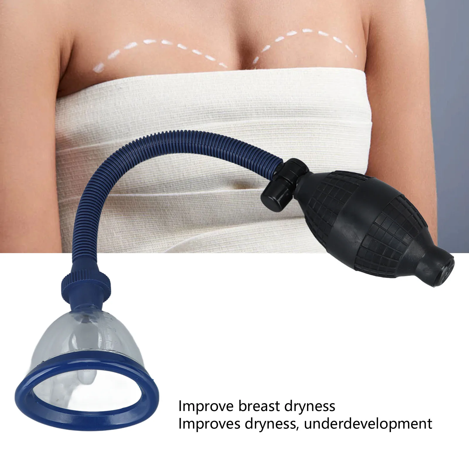 Breast Vacuum Cupping Cup Massage Small Breast Lifting Cupping Cup For Sagging Bust Beauty Salon Breast  Vacuum Cupping Pump