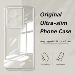 Flexible Durable Phone Case with Camera Protection - Clear TPU Shockproof Shield for Realme Note 80 (Clear)
