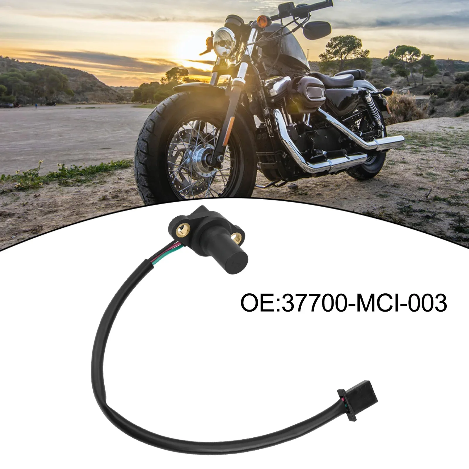 Speed Sensor 37700-MCJ-003 For Honda For CB 600 2004-2006 Honda CBR 900 2000-2001 ABS 5*10*2CM Replacement