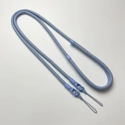 Adjustable Crossbody Mobile Phone Lanyard with Dual Hole Case Strap - Polyester / Nylon (13 Blue)