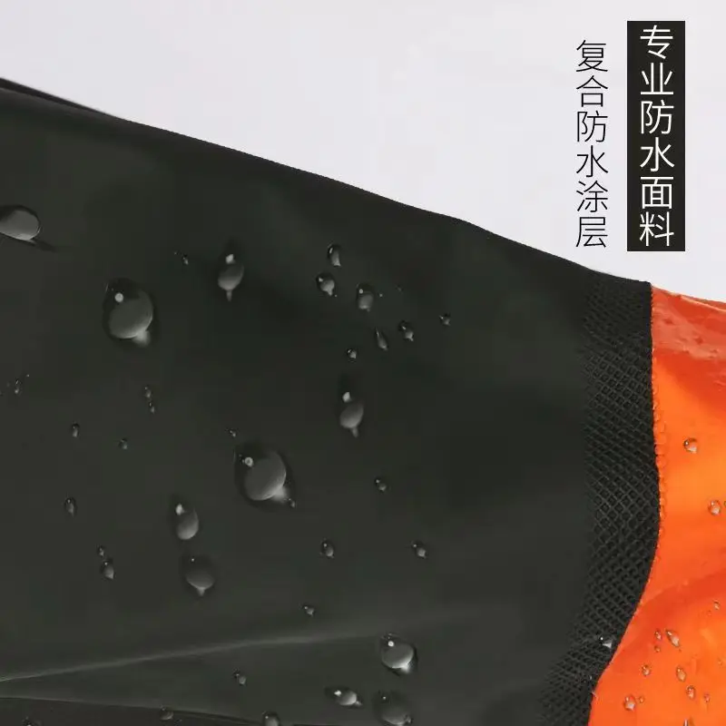 Extra long gloves 75cm tie rope thick waterproof wear-resistant anti-slip aquatic sting gloves
