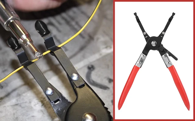 Pince universelle d'aide à la soudure de voiture, opération à une main,  tenir 2 fils, outil de réparation de voiture innovant, outils de garage,  pince à souder - AliExpress