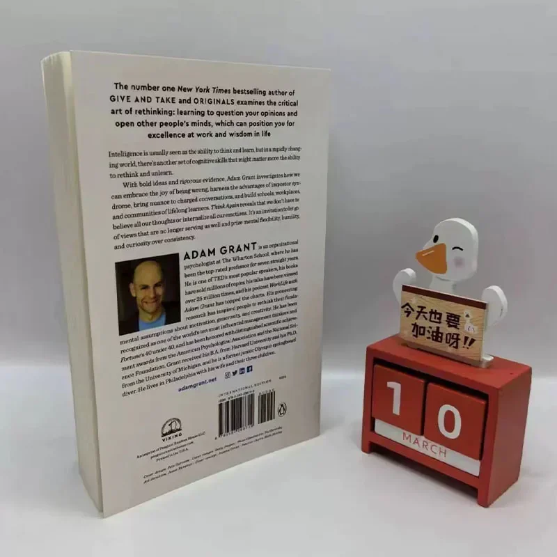 Think Again by Adam Grant: The Power of Open-Mindedness - #1 Bestselling Book