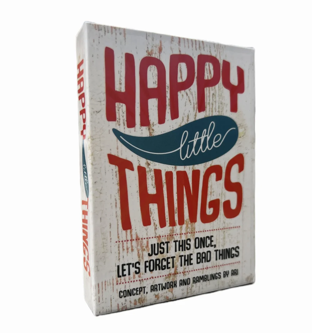 Happy Little Things Oracle Cards English Board Deck Games Pallying Cards For Party Game