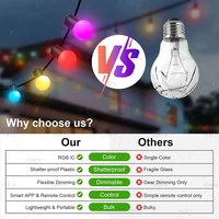 WS2812b RGB 10m 5m Garland Light LED String Smart IC App Bluetooth Remote Fairy Lights Dreamcolor Garden Party Christmas Decor - Image 4