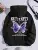 Beautiful Purple Butterfly Printing Hoodies Women Fleece Pocket Hoody Simple Casual Hoodie Autumn Loose Female Streetwear
