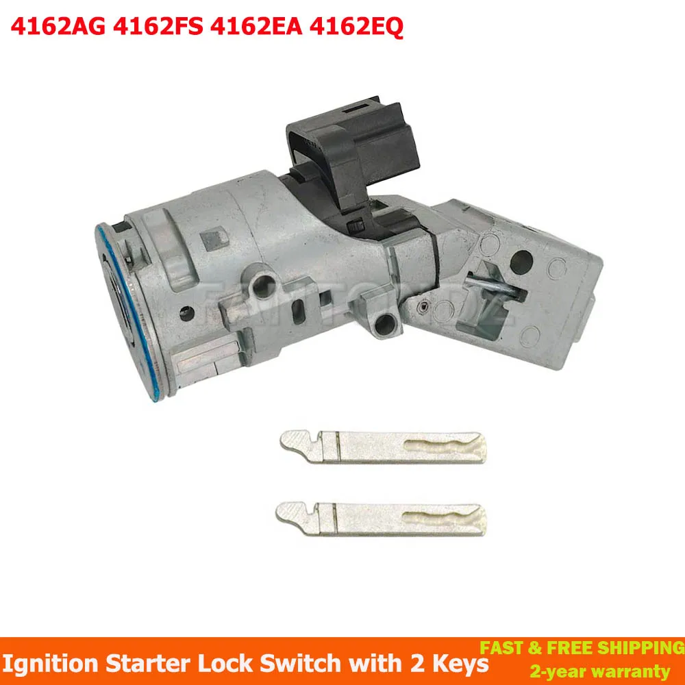Ignition Starter Switch Barrel Lock With Keys For Citroen C2 C3 2002-2010 C4 Berlingo 4162 AG 4162.PT 4162 PT 4162AG 4162PT