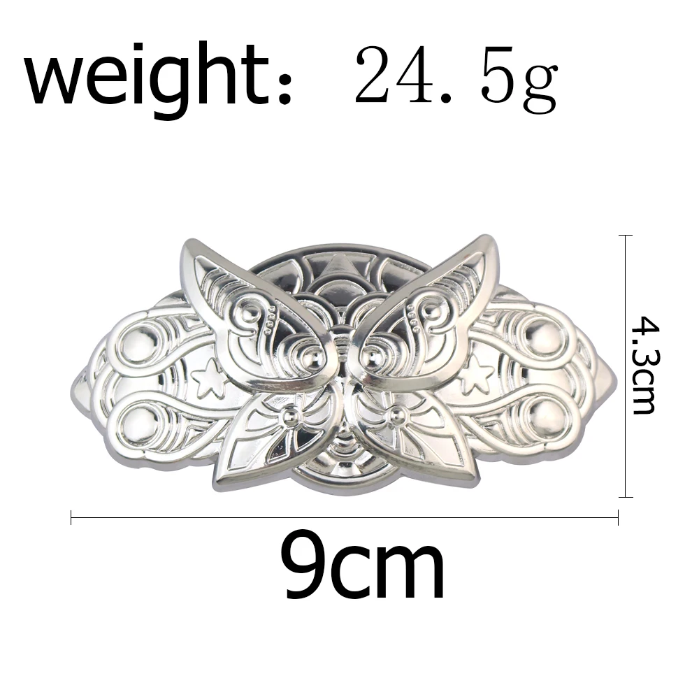 Anime Frieren Farn Cosplay Haarnadel Unisex Legierung Kopfbedeckung Haarspange Schmetterling Kopfbedeckung Halloween Party Geschenk Zubehör Requisiten – Detail 1