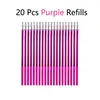20 Pcs Purple refill