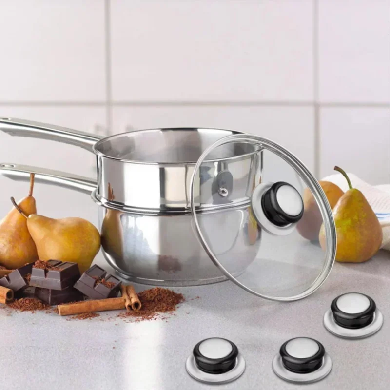 Universal Glass Lib Cover Knob Cap Heat-resistant Cooking Pot Pan Lid Knob Replacement