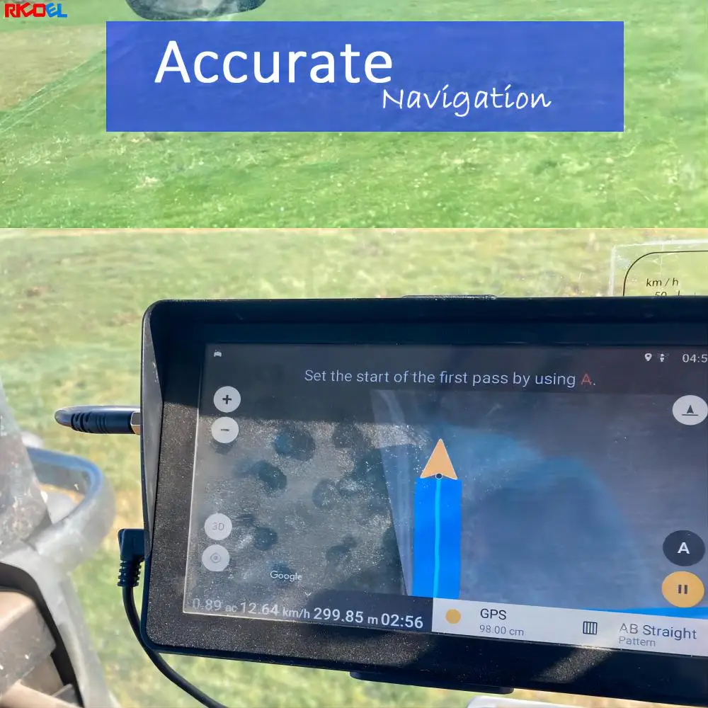 Cheap 9 inch Android OS Agri Guidance System Equipment Best Farm Tractor GPS in Agriculture
