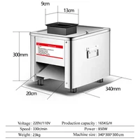 Small Household Fresh Meat Slicer, Stainless Steel Multifunctional Beef And Pork Shredder 2