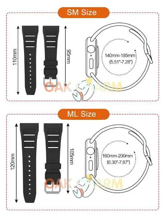 Kit de Modificação em para Apple Ver Sport Band Rubber Refit Mod Case Iver Ultra 49 mm se 44 mm 45 mm Aço Inoxidável - Image 3
