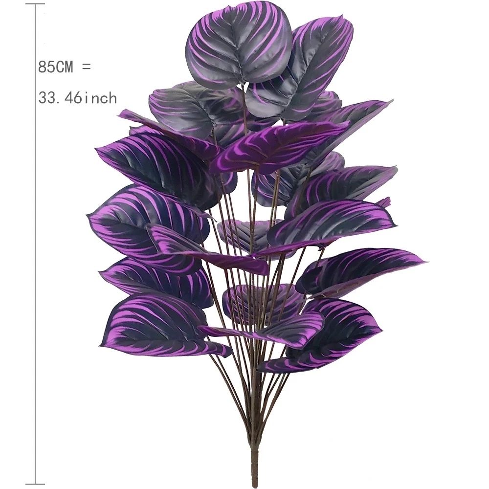 Purple Leaf Decorative Artificial Plant