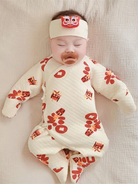 Scratch Mitts Newborn Onesie With Mittens Newborn Jumpsuit