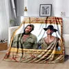 Terence Hill and Bud Spencer Printed Blanket Comedy character Warm Thin Flannel Soft and Comfortable Home Travel Blanket Gift 3