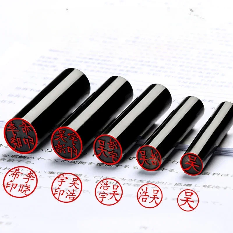 Stempel Ox 개인 도장 호른 씰, 일본 우표, 휴대용 그림 셀로, 중국 서예 이름 맞춤