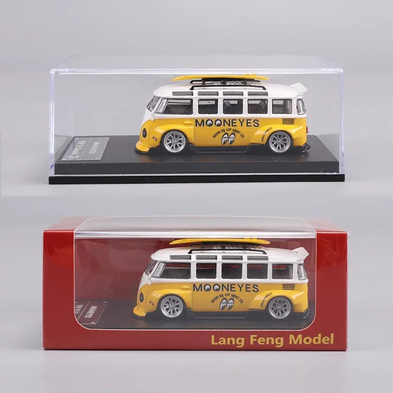 TPC 1:64 Car VW T1 Kombi Mooneyes diecast Alloy model car - AliExpress
