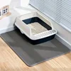 Absorbent Cat Litter Mat Anti Splash Anti Flaking Design Deodorant Toilet Rug for Clean and Tidy Home Environment 4