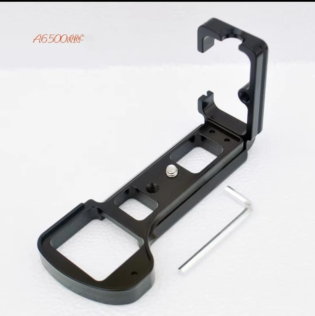 Mettzchrom Metal L Bracket Quick Release L Plate Holder Hand Grip for SONY A6500