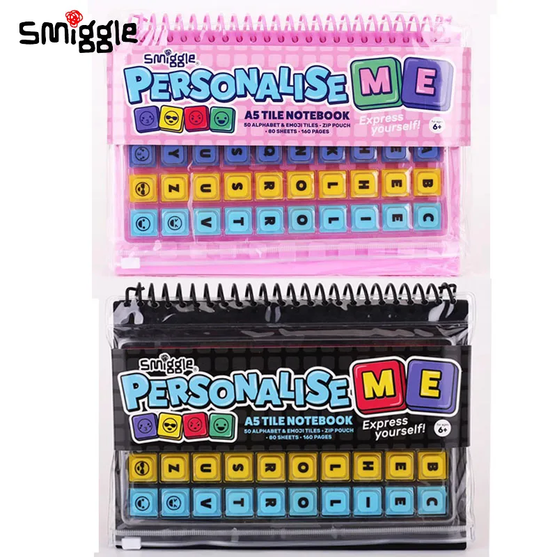 

Оригинальный Австралийский блокнот Smiggle A5, студенческий блокнот с английскими буквами, Дневник для мальчиков и девочек, студенческий подарок