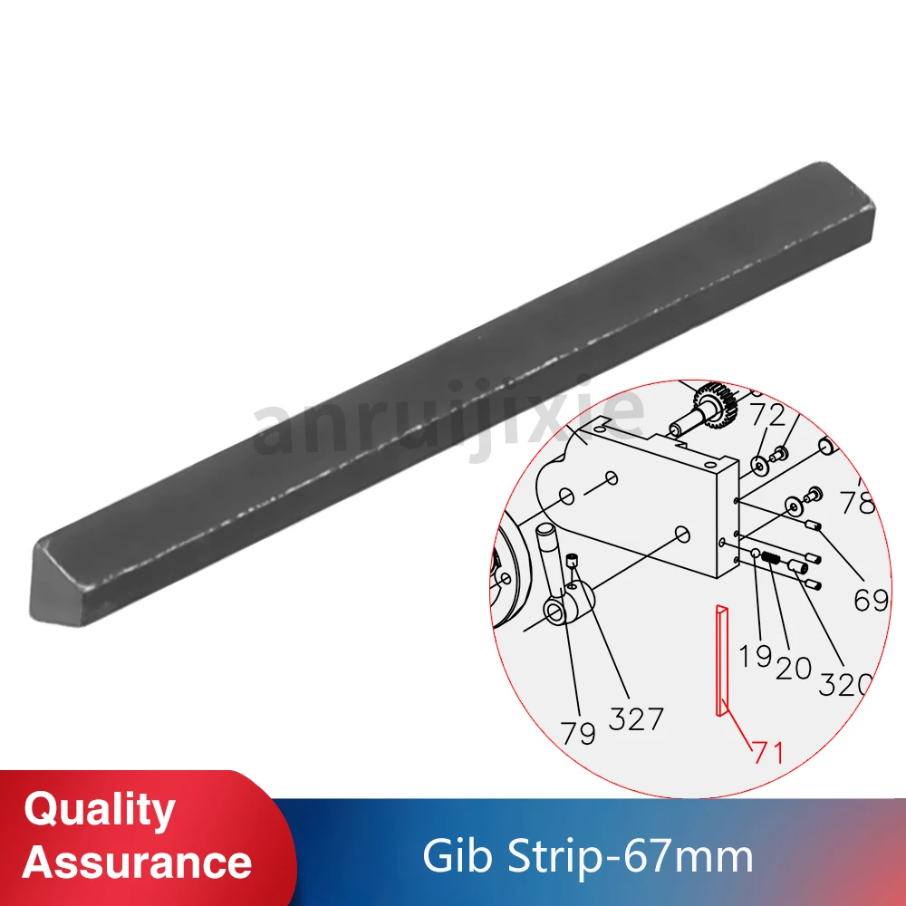 Half Nut Gib Strip for Craftex CX704 Grizzly G8688 Mr.Meister Compact 9 JET BD-6 BD-X7 BD-7 Mini Lathe Parts