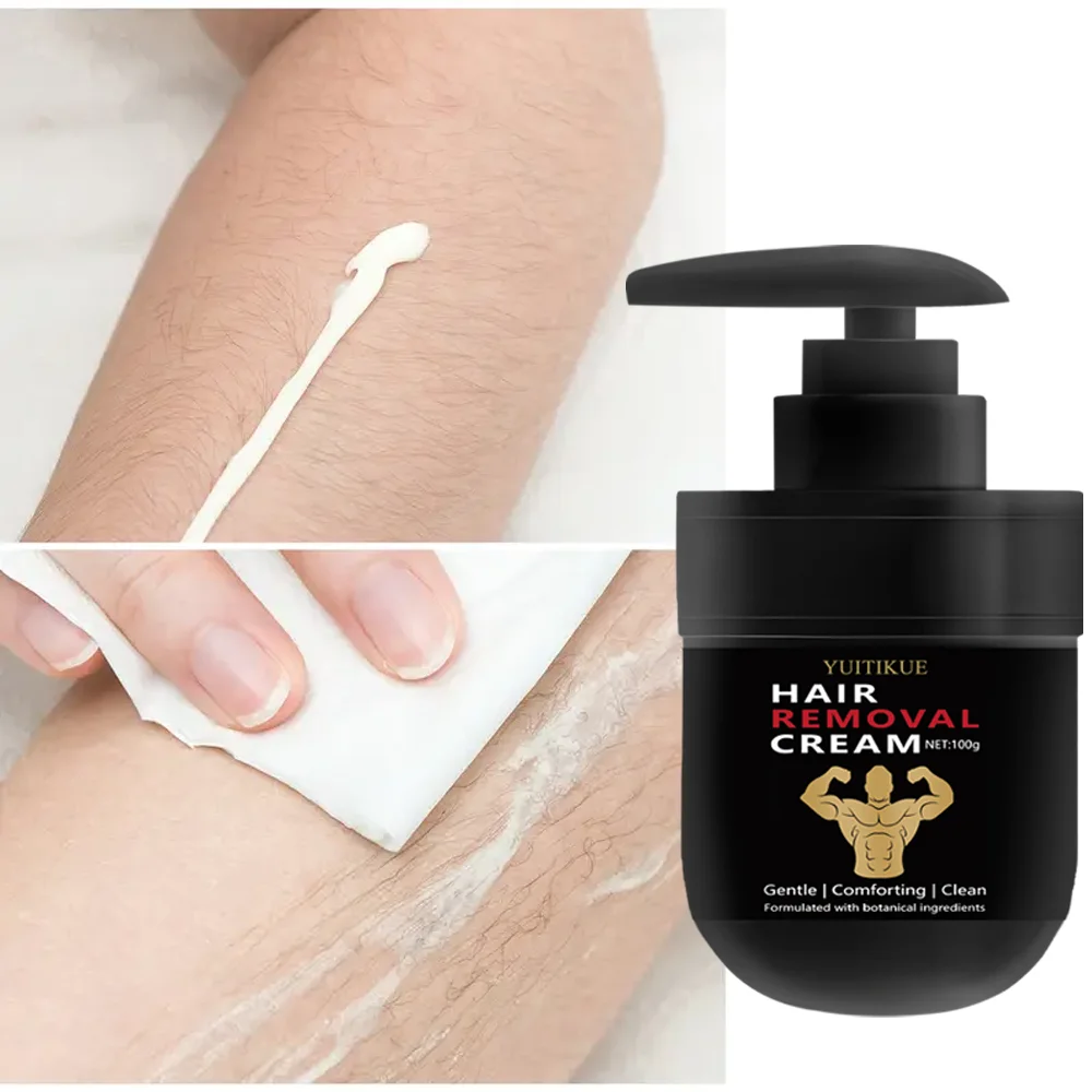 YUITIKUE Hair Removal Cream, non-irritating, inhibits growth, smooth and portable, unisex body care product