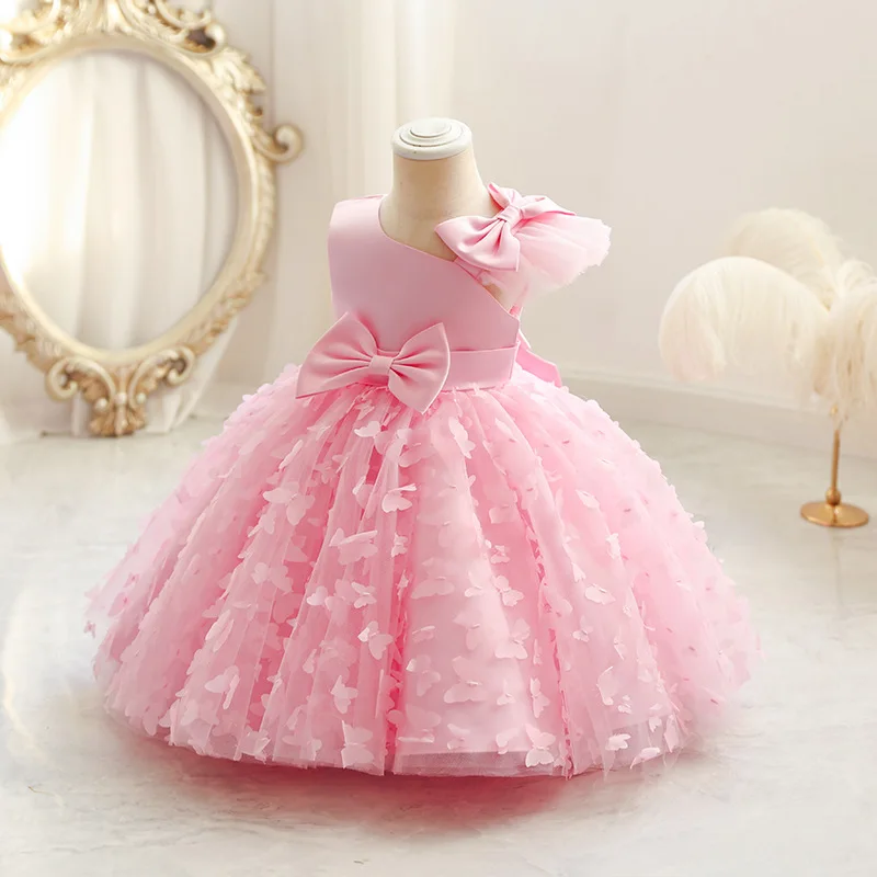 Baby Party Girl Princess Dress 0-6Y girls dress baby girl dress