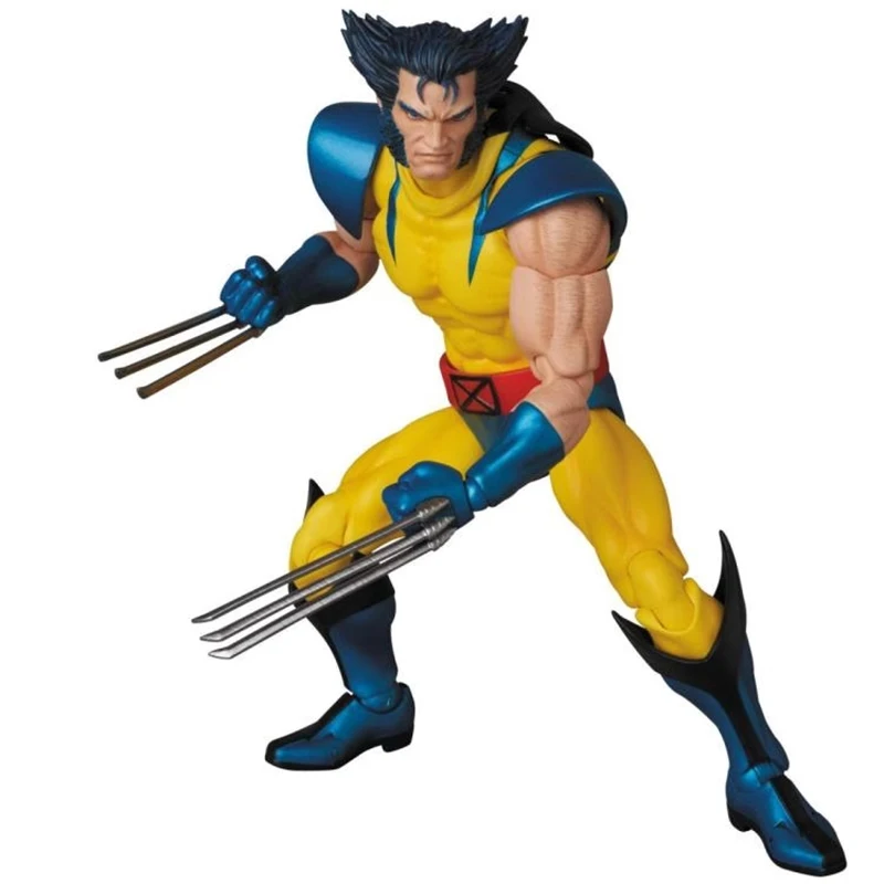 In Stock CT Toys Mafex 96 Wolverine Figure Brown Comic X-Men Action Figure Mafex 138 Shf Anime Figurine Ko Model Toy Kids Gifts