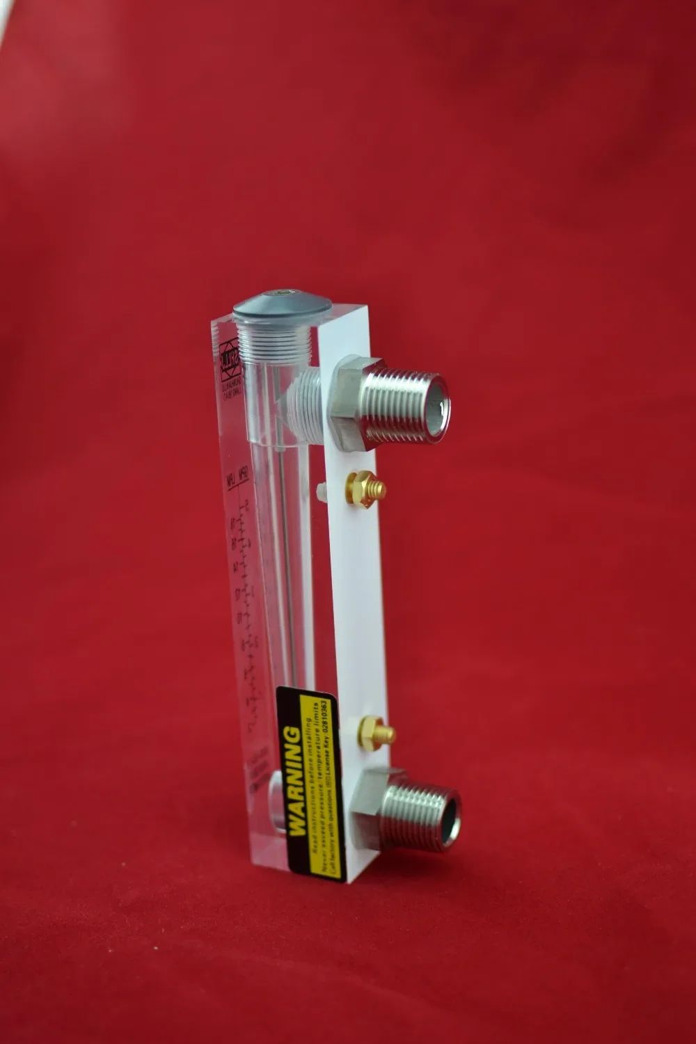 LZM-15 panel flowmeter(flow meter) for gas/air without control valve with Stainless steel fitting 1/2"BSP or NPT
