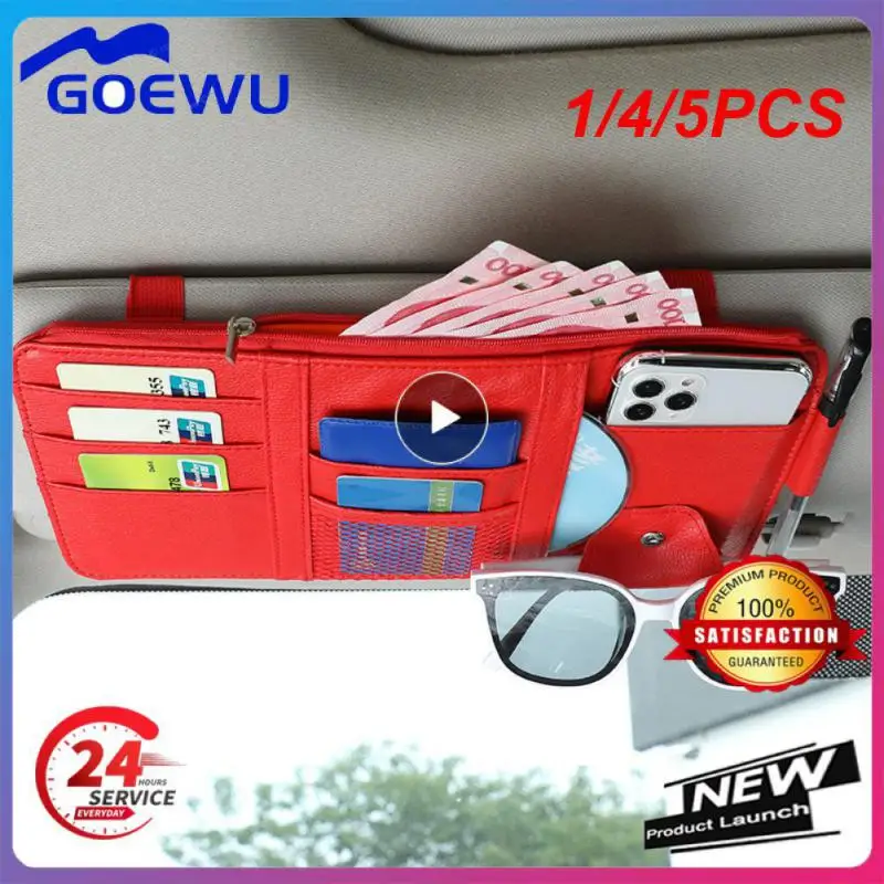 

1/4/5 шт., автомобильный органайзер для солнцезащитных очков