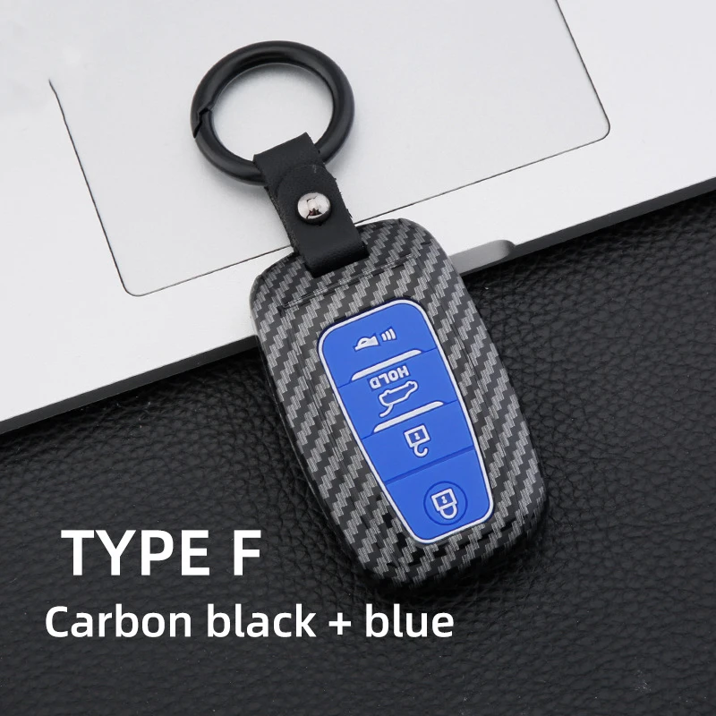 ABS Carbon Car Key Cover Fob Case Protect For Kia Sportage Carens Seltos Stonic Niro Pro Ceed Rondo Picanto Morning Accessories