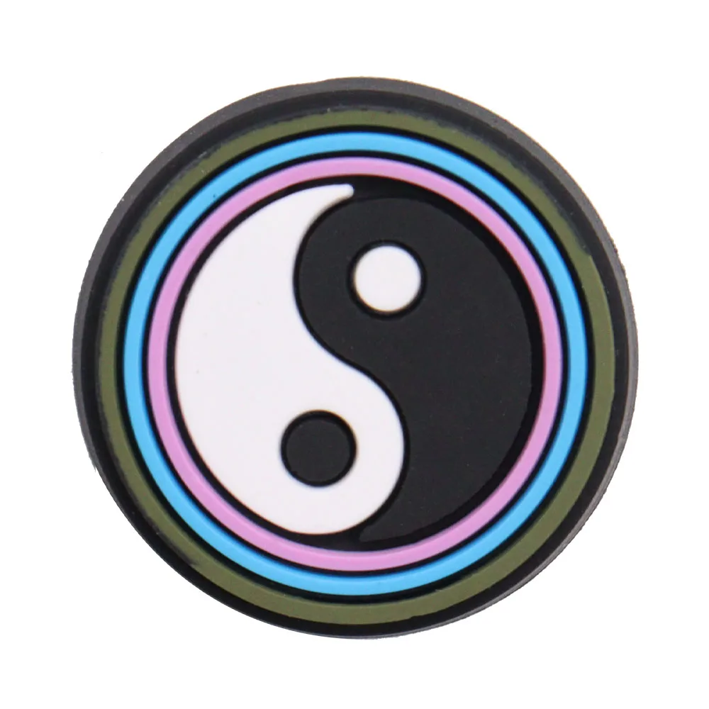 Colorful Yin and Yang Eye Shoe Charm for Adults - Fun Party Gift