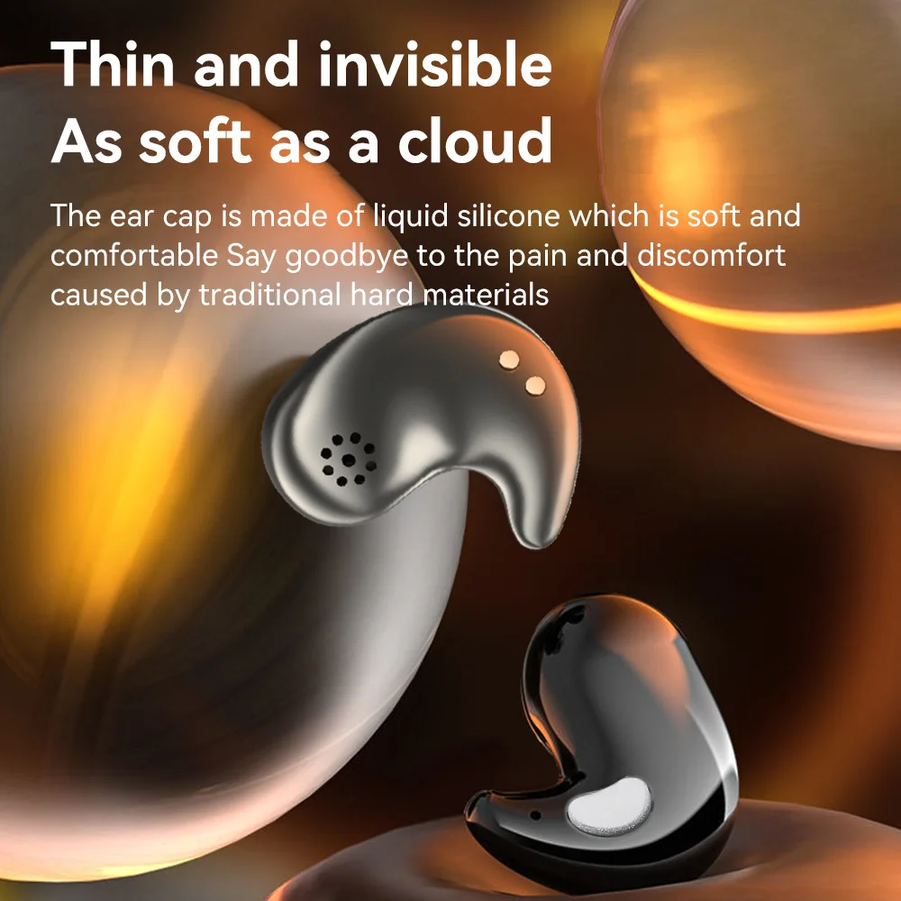 B13 Bluetooth Sleep Earphones Wireless Headset 5.3 With Comfortable Wearing Touch Control Headphone Earbuds For All Mobile Phone 4