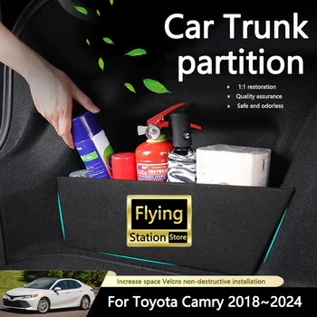 Toyota Camry XV70 2018 to 2024 ABS Rear Trunk Partition Storage Box Organizer