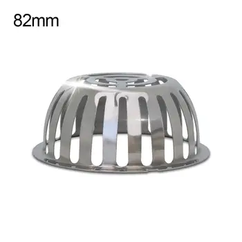 ที่ครอบท่อระบายน้ำที่ปิดท่อระบายน้ำสำหรับหลังคาระเบียงสแตนเลส75/82/100/125/178มม. 7