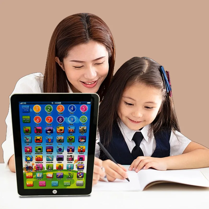 English tablet learning children's reading machine puzzle early education toys, need to prepare three No. 5 batteries by onese 2